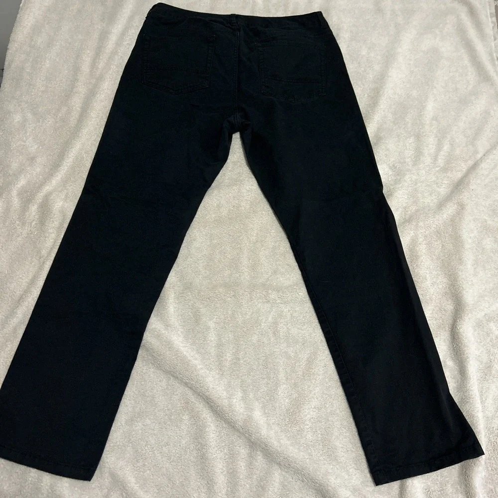 Untuckit Chino Pants Mens 34X32 Black Straight Fit Stretch Casual Work Preppy